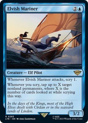Elvish Mariner card from Universes Beyond: The Lord of the Rings: Tales of Middle-earth