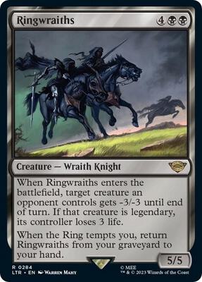 Ringwraiths card from Universes Beyond: The Lord of the Rings: Tales of Middle-earth