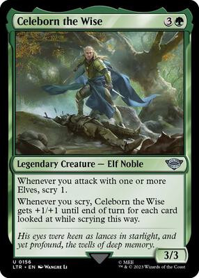 Celeborn the Wise card from Universes Beyond: The Lord of the Rings: Tales of Middle-earth