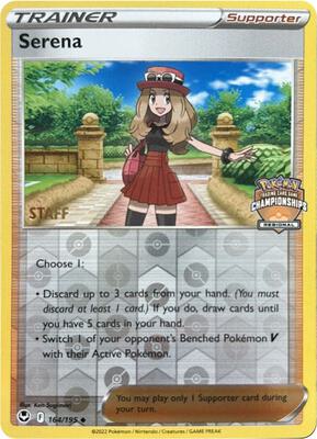 Serena - 164/195 (Regional Championships) [Staff] card from League & Championship Cards