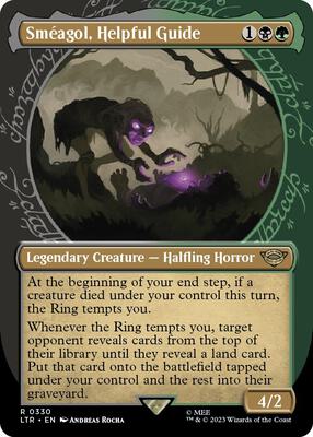 Smeagol, Helpful Guide (Showcase) card from Universes Beyond: The Lord of the Rings: Tales of Middle-earth