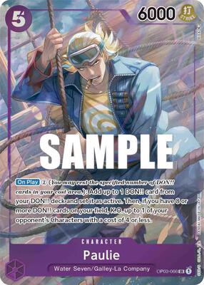 Paulie (Alternate Art) card from Pillars of Strength