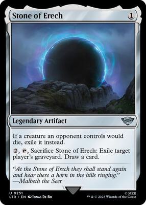 Stone of Erech card from Universes Beyond: The Lord of the Rings: Tales of Middle-earth