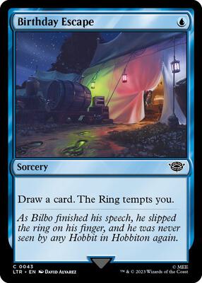 Birthday Escape card from Universes Beyond: The Lord of the Rings: Tales of Middle-earth
