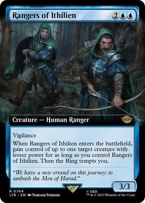 Rangers of Ithilien (Extended Art) (Surge Foil) card from Universes Beyond: The Lord of the Rings: Tales of Middle-earth