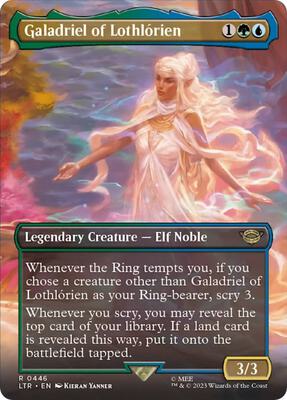 Galadriel of Lothlorien (Borderless) card from Universes Beyond: The Lord of the Rings: Tales of Middle-earth