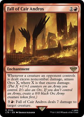 Fall of Cair Andros card from Universes Beyond: The Lord of the Rings: Tales of Middle-earth