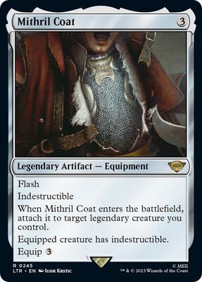 Mithril Coat card from Universes Beyond: The Lord of the Rings: Tales of Middle-earth