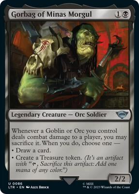 Gorbag of Minas Morgul card from Universes Beyond: The Lord of the Rings: Tales of Middle-earth
