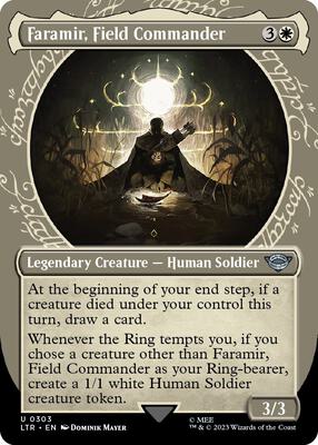 Faramir, Field Commander (Showcase) card from Universes Beyond: The Lord of the Rings: Tales of Middle-earth
