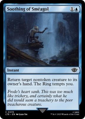 Soothing of Smeagol card from Universes Beyond: The Lord of the Rings: Tales of Middle-earth