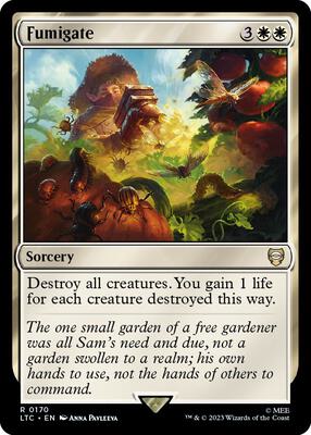 Fumigate card from Commander: The Lord of the Rings: Tales of Middle-earth