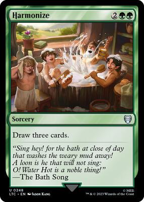 Harmonize card from Commander: The Lord of the Rings: Tales of Middle-earth