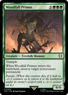 Woodfall Primus card from Commander: The Lord of the Rings: Tales of Middle-earth