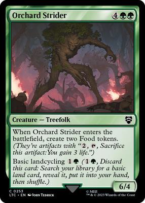 Orchard Strider card from Commander: The Lord of the Rings: Tales of Middle-earth