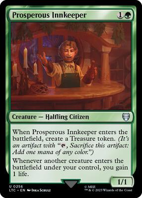 Prosperous Innkeeper card from Commander: The Lord of the Rings: Tales of Middle-earth