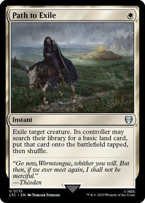 Path to Exile card from Commander: The Lord of the Rings: Tales of Middle-earth