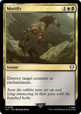 Mortify card from Commander: The Lord of the Rings: Tales of Middle-earth
