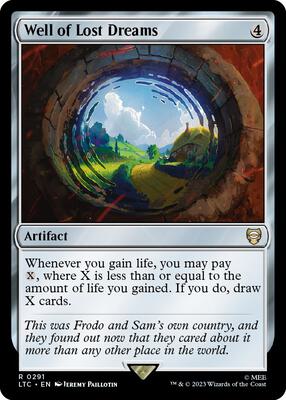 Well of Lost Dreams card from Commander: The Lord of the Rings: Tales of Middle-earth
