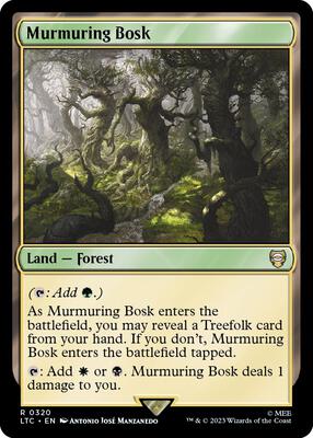 Murmuring Bosk card from Commander: The Lord of the Rings: Tales of Middle-earth