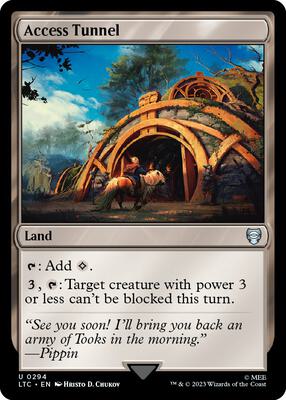Access Tunnel card from Commander: The Lord of the Rings: Tales of Middle-earth
