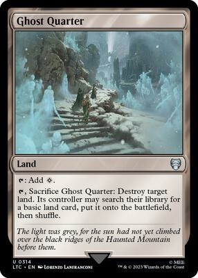 Ghost Quarter card from Commander: The Lord of the Rings: Tales of Middle-earth