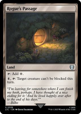 Rogue's Passage card from Commander: The Lord of the Rings: Tales of Middle-earth