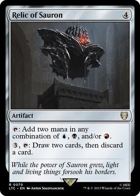 Relic of Sauron card from Commander: The Lord of the Rings: Tales of Middle-earth