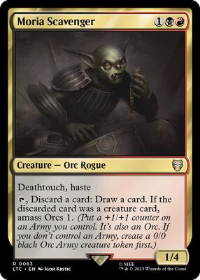 Moria Scavenger card from Commander: The Lord of the Rings: Tales of Middle-earth