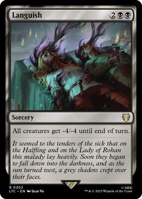 Languish card from Commander: The Lord of the Rings: Tales of Middle-earth