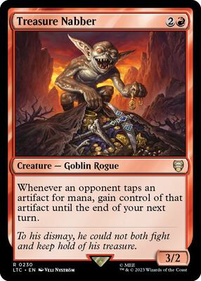 Treasure Nabber card from Commander: The Lord of the Rings: Tales of Middle-earth