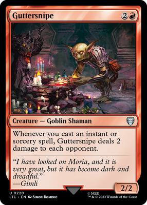 Guttersnipe card from Commander: The Lord of the Rings: Tales of Middle-earth