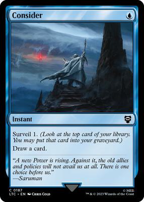 Consider card from Commander: The Lord of the Rings: Tales of Middle-earth