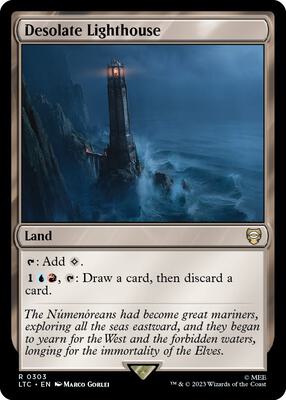 Desolate Lighthouse card from Commander: The Lord of the Rings: Tales of Middle-earth