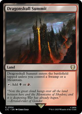 Dragonskull Summit card from Commander: The Lord of the Rings: Tales of Middle-earth