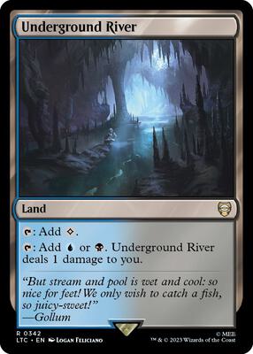 Underground River card from Commander: The Lord of the Rings: Tales of Middle-earth