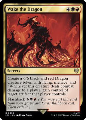 Wake the Dragon card from Commander: The Lord of the Rings: Tales of Middle-earth