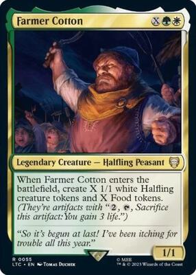Farmer Cotton card from Commander: The Lord of the Rings: Tales of Middle-earth