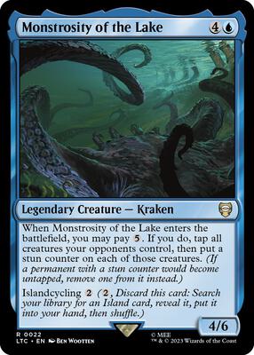 Monstrosity of the Lake card from Commander: The Lord of the Rings: Tales of Middle-earth