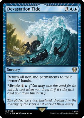Devastation Tide card from Commander: The Lord of the Rings: Tales of Middle-earth
