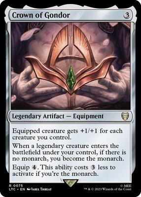 Crown of Gondor card from Commander: The Lord of the Rings: Tales of Middle-earth
