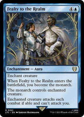 Fealty to the Realm card from Commander: The Lord of the Rings: Tales of Middle-earth