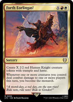 Forth Eorlingas! card from Commander: The Lord of the Rings: Tales of Middle-earth