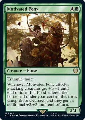Motivated Pony card from Commander: The Lord of the Rings: Tales of Middle-earth