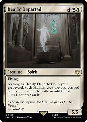 Dearly Departed card from Commander: The Lord of the Rings: Tales of Middle-earth