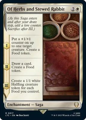 Of Herbs and Stewed Rabbit card from Commander: The Lord of the Rings: Tales of Middle-earth