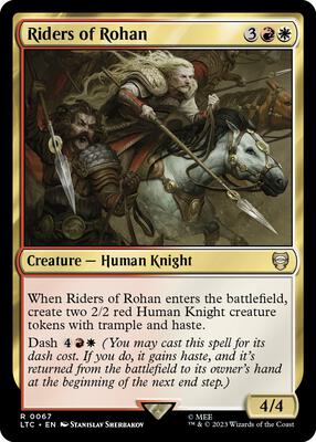 Riders of Rohan card from Commander: The Lord of the Rings: Tales of Middle-earth