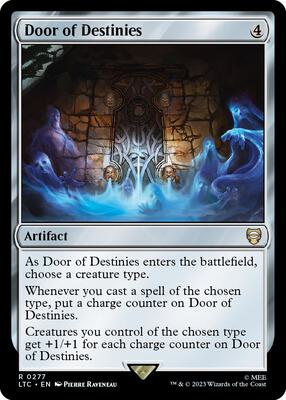 Door of Destinies card from Commander: The Lord of the Rings: Tales of Middle-earth