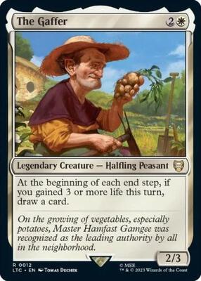 The Gaffer card from Commander: The Lord of the Rings: Tales of Middle-earth