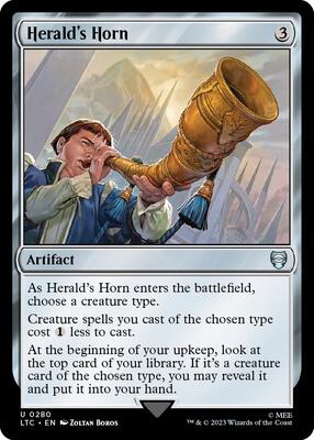 Herald's Horn card from Commander: The Lord of the Rings: Tales of Middle-earth